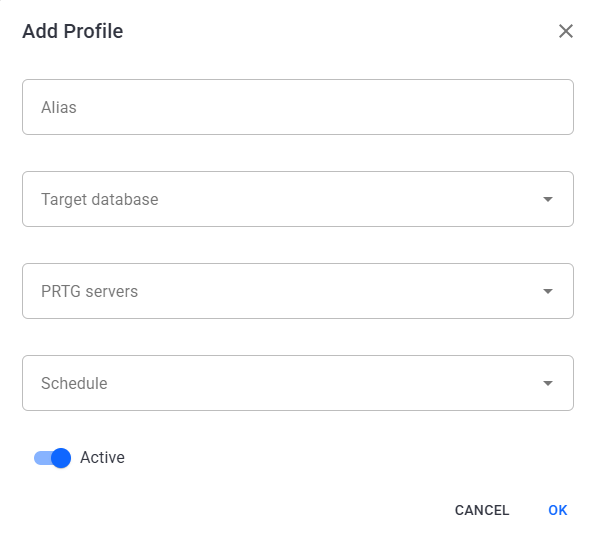 Create a status data profile Create a status data profile