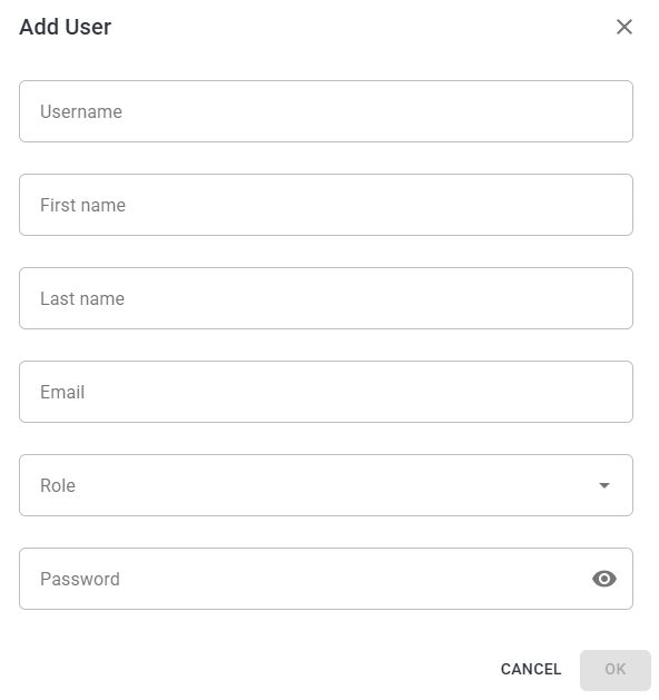 Add a new user Add a new user