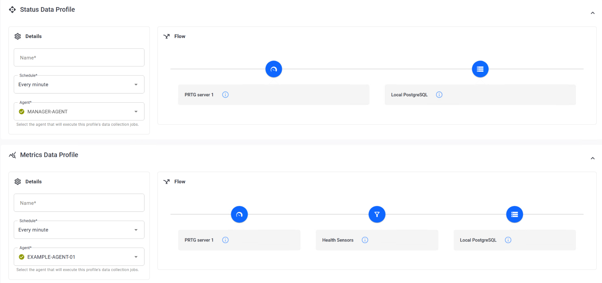 Configure data profiles Configure data profiles