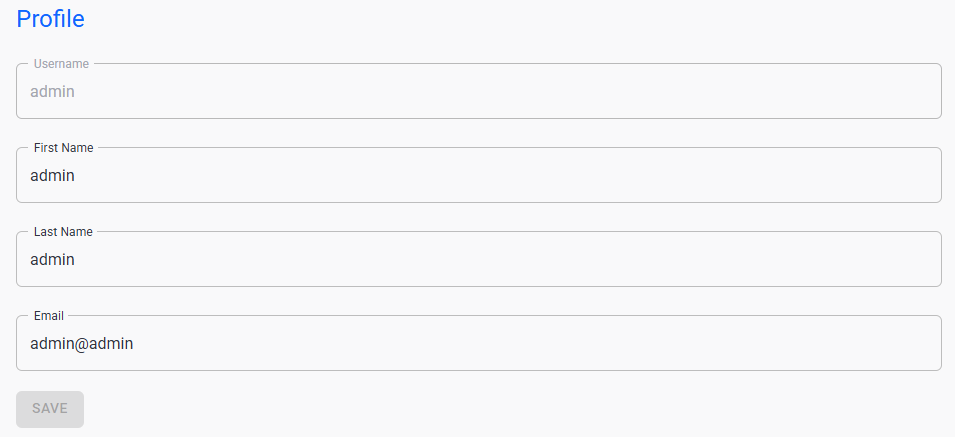Edit your user settings Edit your user settings