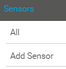 Add sensor from main menu