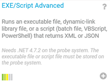 EXE/Script Advanced sensor