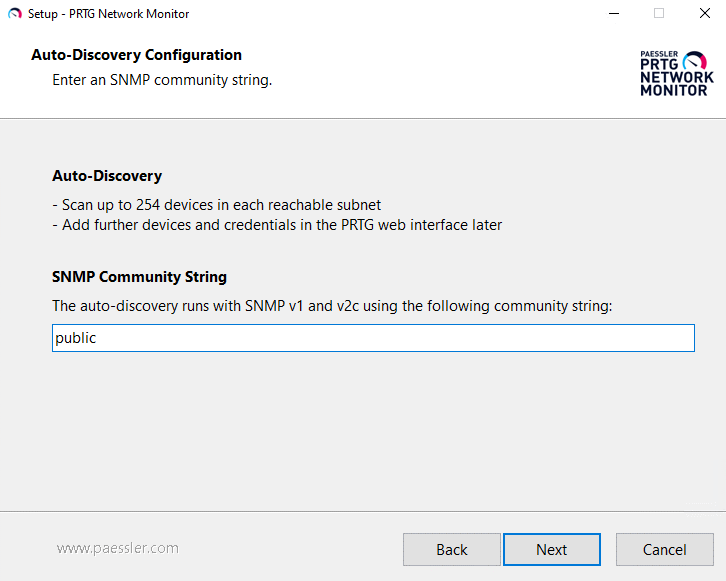 Setup: Auto-Discovery Configuration
