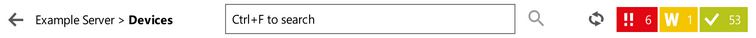 Page header bar Page header bar