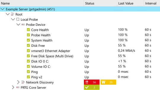 Classic device tree view