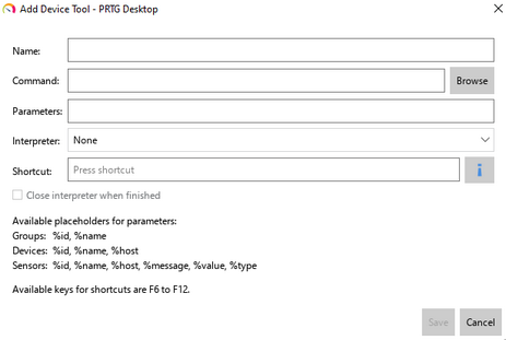 Add a device tool Add a device tool