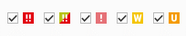 Remove and add check marks Remove and add check marks