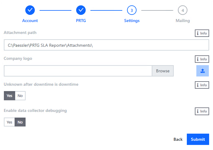 General settings