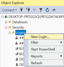 New login New login