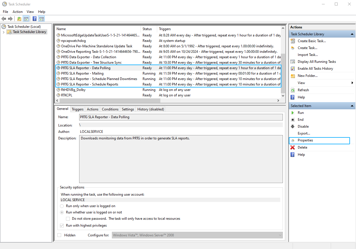 Task Scheduler Task Scheduler