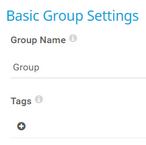 Basic Group Settings Basic Group Settings