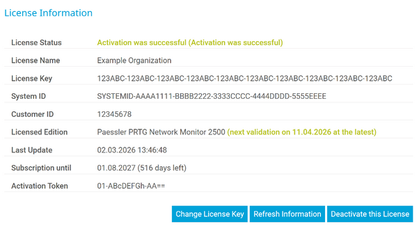 License Information License Information