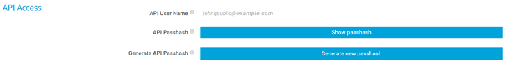 API Access API Access