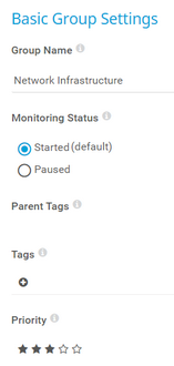 Basic Group Settings Basic Group Settings