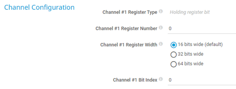 Channel Configuration Channel Configuration
