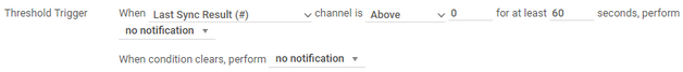 Add Threshold Trigger Add Threshold Trigger